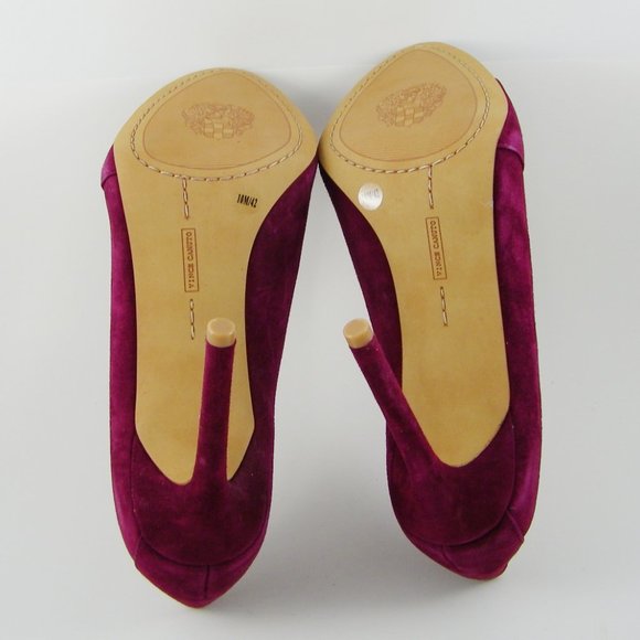 VINCE CAMUTO Women's High Heel Purple Pump Size 10 M Suede Leather VC- Rallien - Picture 7 of 10